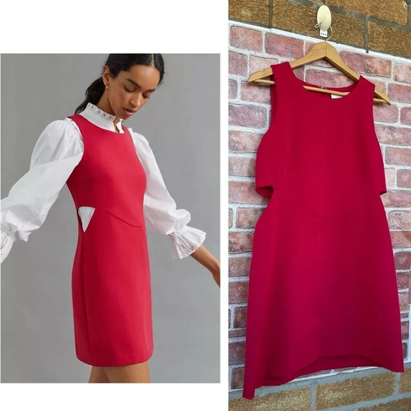 Anthropologie Mare Mare  Cut-Out Shift Dress size medium - Picture 3 of 13